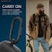 Caseology Vault for Samsung Galaxy Buds3 case and Galaxy Buds 3 Pro case cover (2024) with Carabiner - Matte Black