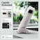 Caseology Capella Kickstand for Google Pixel 9 case and Pixel 9 PRO case cover [Built-in Kick stand] Military Grade - Clear Ivory