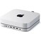 Satechi Stand &amp; Hub For Mac Mini / Studio With NVMe SSD Enclosure &ndash; Silver
