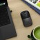 Satechi Slim EX Wireless Mouse, Bluetooth 5.3 &amp; 2.4GHz USB-C Wireless Mouse, Quiet Clicks, Precision Scroll Wheel, USB-C Rechargeable, Aluminum, Compatible with Mac, Windows, iPad &amp; iPhone, Space Black