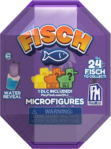 Fisch Microfigure 1-Pack, Water Reveal, Highly DetaiLED Collectible, Includes Dlc Code To Un-Lock Game Content, Officially Licensed, For Game Enthusiast, 6 Years+