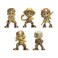 One Piece Collectible Straw Hat Mini Figure 5pack