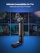 Govee RGBICW TV Backlight 3 Lite with Fish-Eye Correction Function Sync for 40-50 Inch TVs, 2.4 m Wi-Fi TV LED Strip with Camera, 4 Colours in 1 Lamp Bead, Voice and App Control