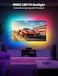 Govee LED TV Backlight, 2.4M RGBIC Backlight for 40-50 inch TV, Smart LED Strip with Bluetooth Wi-Fi and App Control, Works with Alexa and Google Assistant, Music Sync, 76 Profiles