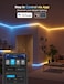Govee RGBIC LED Strip Lights 5M with Covers, Smart LED Lights Work with Alexa and Google Assistant, LED Diffuser Profile Channel with Lights for Bedroom, Skirting Lines, Studio, Cabinet
