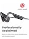 OpenMove Bluetooth Wireless Headphones with Mic, Bone Conduction Wireless Headset with 6H Playtime, IP55 Waterproof Sports Headphones for Running, Workout, Cycling (Slate Grey) Grey