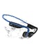 OpenMove Bluetooth Wireless Headphones with Mic, Bone Conduction Wireless Headset with 6H Playtime, IP55 Waterproof Sports Headphones for Running, Workout, Cycling (Blue) Blue