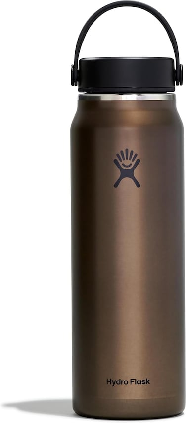 Hydro Flask Lightweight Vacuum Bottle with Wide Mouth, 950ml-Obsidian