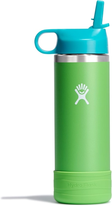 Hydro Flask Grass Wide Mouth Insulated Bottle for Kids, 530ml