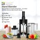 Danish Design Hand Blender HB600S   800W Powerful Motor, Turbo Function, 6 Speed Control   Multi-Function Set with Masher, Egg Whisk, Chopper, Beaker   Stainless Steel Blades, BPA-Free (Full Set)