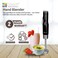 Danish Design Hand Blender HB600S   800W Powerful Motor, Turbo Function, 6 Speed Control   Multi-Function Set with Masher, Egg Whisk, Chopper, Beaker   Stainless Steel Blades, BPA-Free (Full Set)