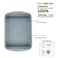 Dorsch Danish Design Non-Stick Rectangular Roasting Pan- Ceramic Coating, PTFE Free, TUV Tested, Oven Safe, PFOA Free, Scratch Resistant, Eco-Friendly, Easy to Clean, Even Heat Distribution (39 CM)
