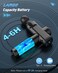 Massage Gun, Deep Tissue Massager, 30 Speeds Handheld Muscle Massage Gun, Portable Percussion Massager with 6 Heads, Powerful Muscle Gun Rechargeable Cordless for Home Office Gym (Black)
