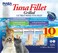 INABA Premium Grilled Tuna Fillet Cat Treats with Vitamin E and Green Tea Extract - Bag of 10