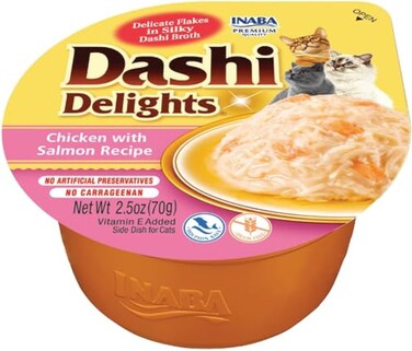 Inaba Cup Dashi Delights Chicken With Salmon - 70g