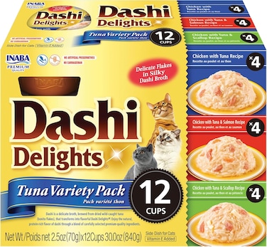 Inaba Dashi Delight Tuna Variety 12PCs/Pack