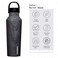 Corkcicle Origins Burnt Wood Insulated Sport Bottle, 590ml