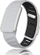 Silicone Wristband Compatible with Whoop 5.0 Band, Comfort Durable Soft Adjustable Silicone Sports Loop Strap for Men &amp; Women, with U Shapped Connector   Light Grey Black-One / Peak