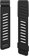 Silicone Wristband Compatible with Whoop 5.0 Band, Comfort Durable Soft Adjustable Silicone Sports Loop Strap for Men &amp; Women, with U Shapped Connector  All Black -One / Peak