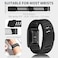 Silicone Wristband Compatible with Whoop 5.0 Band, Comfort Durable Soft Adjustable Silicone Sports Loop Strap for Men &amp; Women, with U Shapped Connector  All Black -LIFE/ MG