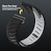 Silicone Wristband Compatible with Whoop 5.0 Band, Comfort Durable Soft Adjustable Silicone Sports Loop Strap for Men &amp; Women, with U Shapped Connector  All Black -LIFE/ MG