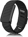 Silicone Wristband Compatible with Whoop 5.0 Band, Comfort Durable Soft Adjustable Silicone Sports Loop Strap for Men &amp; Women, with U Shapped Connector  All Black -LIFE/ MG