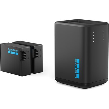 GoPro Dual-Battery Charger with Two Enduro Batteries for Hero 13 - Black (International Version) 
