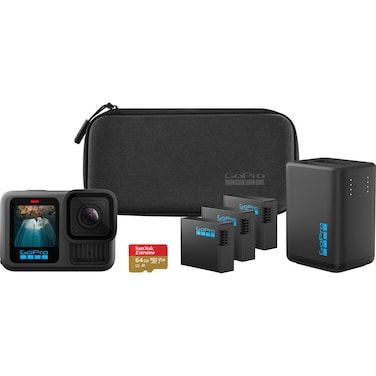 GoPro HERO13 Extended Power Bundle Camera - Black (International Version)