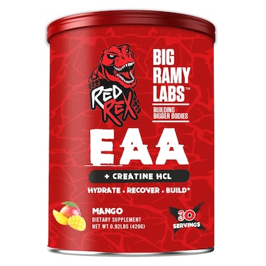 Big Ramy Labs Red Rex EAA + Creatine HCL, Mango, 30