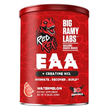 Big Ramy Labs Red Rex EAA + Creatine HCL, Watermelon, 30