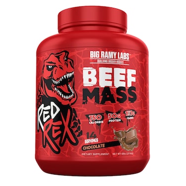 Big Ramy Labs RedRex Beef Mass Gainer, Chocolate, 6 LB