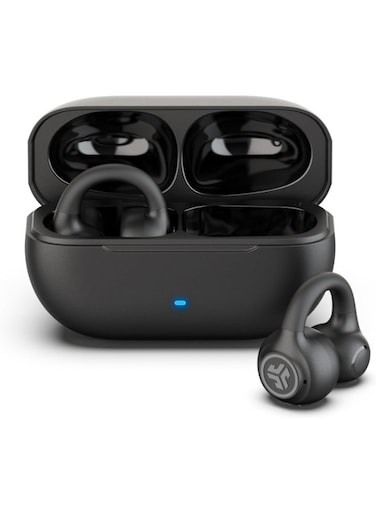Jlab
Flex Open Ear Earbuds - Wireless Open Sport Headphones, Cuff Design Clip on Earphones, 21H Playtime, IP55 Sweat-Resistant Open-Ear Buds with Bluetooth Multipoint, MEMS Microphone black