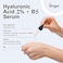 Pure Origin Hyaluronic Acid 2% + B5 Serum - Deeply Hydrates Skin - Plumps The Skin Inside Out - Reduce Fine Line - Eco-Friendly - Clinically Validated Serum - 30ml