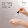 Pure Origin Retinol 2% + HA Serum - Boosts Collagen Production -  Reduces Wrinkles - Improves Firmness Skin- Eco-Friendly - Clinically Validated Serum - 30ml