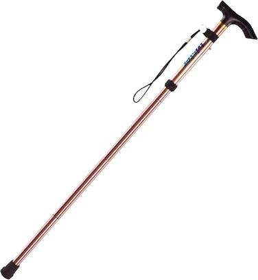 Trister Folding Walking Stick (TS‑961WS‑F) - Lightweight Foldable Aluminium Cane, Adjustable Height 81‑91cm, Portable Travel‑Friendly Design