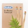 Oradent Eco Kids Toothbrush Super Soft White 1's, Age 6-12 Years, Biodegradable Bamboo Handle, Made With Plant-Based Filaments, Gentle on Gums And Enamel, BPA Free