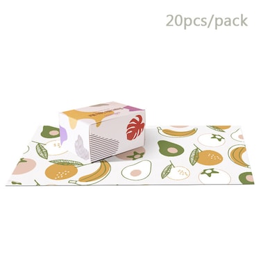 Sunveno لتغذية الأطفال، مفارش ملابس متعددة الأغراض للسفر يمكن التخلص منها، 20 قطعة/الحزمة