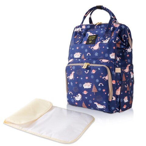 Diaper bag with usb port clearance