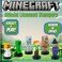 P.M.I. Licensed Mine Craft Self-Inking Stampers , Deluxe 8 Pack Collector Sets - Game Signature Style Characters -2.5In. Tall (Alex Collection)