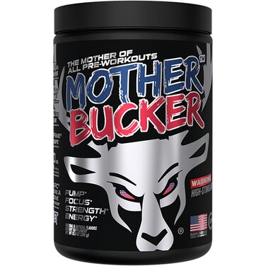 GNC Bucked Up Mother Bucker, Extreme Pump, High Stimulant Explosive Pre Workout, 6.4G Beta Alanine, 4G Citrulline, 1.5G Nitrosigine, Rocket Pop (Raspberry, Lime -Cherry) 20 Servings