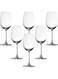6 Piece Madison Red Wine Glass Set, 425ml Capacity - Clear