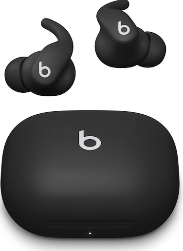 Beats - Powerbeats Fit - Wireless Noise-Cancelling Workout Earbuds with Ultimate Secure Fit, IPX4, Up to 30H of battery life with charging case, Compatible with Apple &amp; Android (Jet Black)