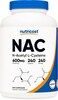 Nutricost N-Acetyl L-Cysteine 600Mg, 240 Veggie Capsules - Non-GMO, Gluten Free, Vegetable Caps