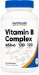 Nutricost High Potency Vitamin B Complex 460Mg, 120 Capsules - With Vitamin C - Energy Complex