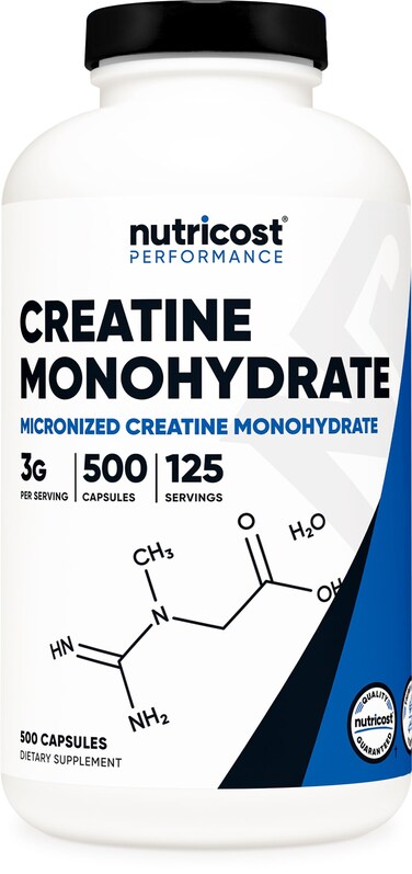 Nutricost Creatine Monohydratecapsules 1 Bottle