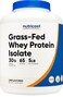 Nutricost Grass-Fed Whey Protein Isolate (Unflavored) 5LBS, rBGH Free, Non-GMO &amp; Gluten Free