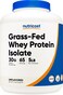 Nutricost Grass-Fed Whey Protein Isolate (Unflavored) 5LBS, rBGH Free, Non-GMO &amp; Gluten Free