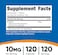 Nutricost NADH (10mg), Vegan, Gluten-Free, GMO-Free - 120 Capsules