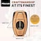 Xikar Flip Dual Cigar Cutter - Versatile 64-Ring Gauge V-Cut &amp; Straight Cut, Premium Stainless Steel Blades, Spring-Loaded Release, Built-In Cigar Rest, Textured Grip Cigar Snipper - Bronze