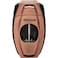 Xikar Flip Dual Cigar Cutter - Versatile 64-Ring Gauge V-Cut &amp; Straight Cut, Premium Stainless Steel Blades, Spring-Loaded Release, Built-In Cigar Rest, Textured Grip Cigar Snipper - Bronze